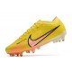 Nike Fotbollsskor Zoom Mercurial Vapor 15 Elite SG-Pro Lucent - Gul Rosa Svart