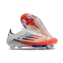 Skor adidas F50 + Elite FG Vit Röd Blå