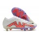 Nike Fotbollsskor Zoom Mercurial Vapor 15 Elite SG-Pro Vit Svart Röd