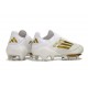 Skor adidas F50 + Elite FG Vit Guld