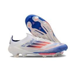Skor adidas F50 + Elite FG Vit Blå Röd