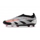 Adidas Predator Elite Snörlösa FG Svart Silver Röd 