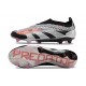 Adidas Predator Elite Snörlösa FG Svart Silver Röd 