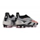 Adidas Predator Elite Snörlösa FG Svart Silver Röd 