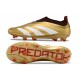 Adidas Predator Elite Snörlösa FG Guld Vit Röd