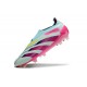 Adidas Predator Elite Snörlösa FG Blå Rosa