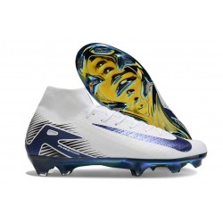 Fotbollsskor Nike Mercurial Superfly X Elite FG Vit Blå
