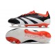 Adidas Predator 24 Elite FG Solar Energy Svart Vit Röd