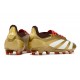 Adidas Predator 24 Elite FG Guld Vit Röd