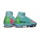 Nike Zoom Mercurial Superfly 10 Elite FG Cosmic Speed 2 - Turkos Svart
