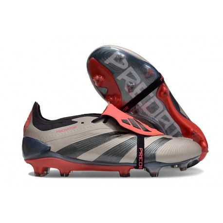 Adidas Predator Tongue Elite FG Vivid Horizon - Silver Röd Svart