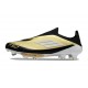 Fotbollsskor för Herrar adidas F50+ Snörlösa Elite FG Guld Svart Vit