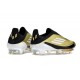 Fotbollsskor för Herrar adidas F50+ Snörlösa Elite FG Guld Svart Vit