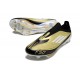 Fotbollsskor för Herrar adidas F50+ Snörlösa Elite FG Guld Svart Vit