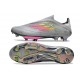 Fotbollsskor för Herrar adidas F50+ Snörlösa Elite FG Grå Rosa Gul