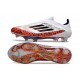 Fotbollsskor för Herrar adidas F50+ Snörlösa Elite FG X Messi Vit Svart Röd 