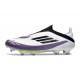 Fotbollsskor för Herrar adidas F50+ Snörlösa Elite FG X Messi Vit Svart Lila