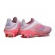 Fotbollsskor för Herrar adidas F50+ Snörlösa Elite FG Rosa