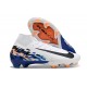 Nike Air Zoom Mercurial Superfly X Elite FG Vit Blå Svart