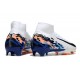 Nike Air Zoom Mercurial Superfly X Elite FG Vit Blå Svart