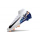 Nike Air Zoom Mercurial Superfly X Elite FG Vit Blå Svart