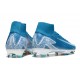 Nike Air Zoom Mercurial Superfly X Elite FG Blå Vit
