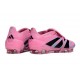 Adidas Predator Foldover Tongue Elite FG Rosa Svart