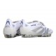 Adidas Predator Foldover Tongue Elite FG Vit Silver Blå
