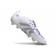 Adidas Predator Foldover Tongue Elite FG Vit Silver Blå