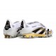 Adidas Predator Foldover Tongue Elite FG Vit Svart Guld