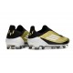 adidas F50 Elite Laceless FG Guld Svart Vit