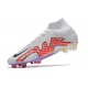 Nike Zoom Mercurial Superfly 9 Elite FG Vit Svart Röd