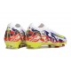 Nike Air Zoom Mercurial Vapor 16 Elite FG Vit Gul Lila Röd
