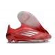 adidas F50 Elite Laceless FG Röd Silver