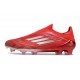 adidas F50 Elite Laceless FG Röd Silver