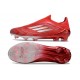 adidas F50 Elite Laceless FG Röd Silver