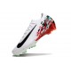 Nike Air Zoom Mercurial Vapor 16 Elite FG Vit Svart Röd 