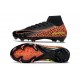 Nike Air Zoom Mercurial Superfly X Elite FG Svart Orange Gul