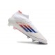 Fotboll Skor adidas F50 Elite Mid FG Vit Röd Blå