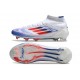 Fotboll Skor adidas F50 Elite Mid FG Vit Röd Blå