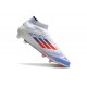 Fotboll Skor adidas F50 Elite Mid FG Vit Röd Blå