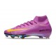 Nike Zoom Mercurial Superfly 10 Elite FG Lila Gul