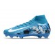 Nike Zoom Mercurial Superfly 10 Elite FG Blå Vit