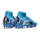 Nike Zoom Mercurial Superfly 10 Elite FG Blå Vit