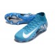 Nike Zoom Mercurial Superfly 10 Elite FG Blå Vit