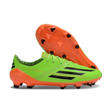 adidas Fotbollsskor F50 Elite FG Grön Orange Svart