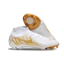 Fotbollsskor Nike Phantom Luna II Elite FG Vit Guld