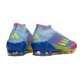 Fotboll Skor adidas F50 Elite Mid FG Blå Gul Rosa