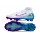 Nike Zoom Mercurial Superfly 10 Elite FG Vit Blå Lila