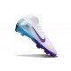 Nike Zoom Mercurial Superfly 10 Elite FG Vit Blå Lila